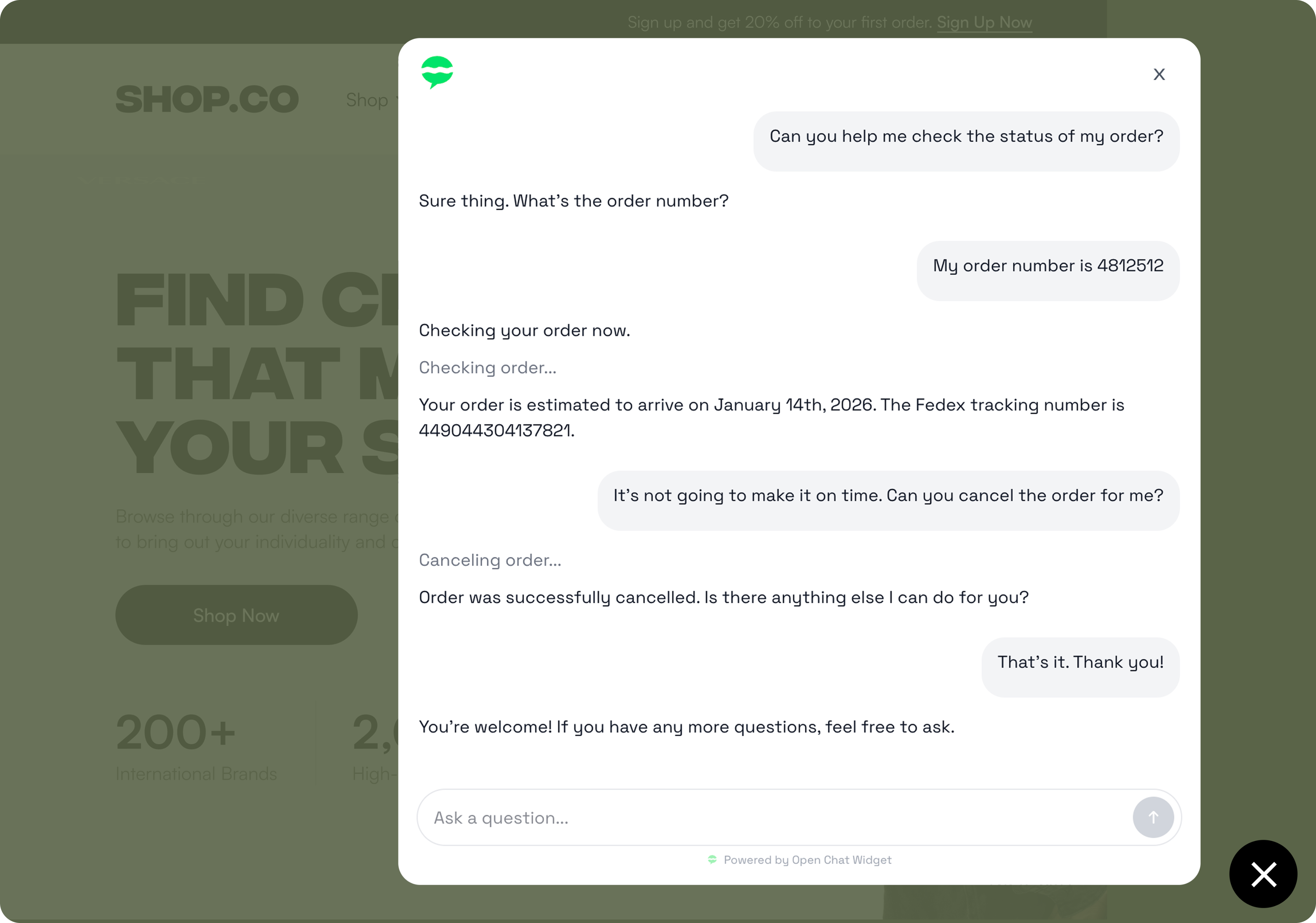 Introduction - Open Chat Widget